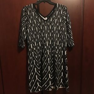 Lane Bryant 3/4 Sleeve Knit Dress 26/28